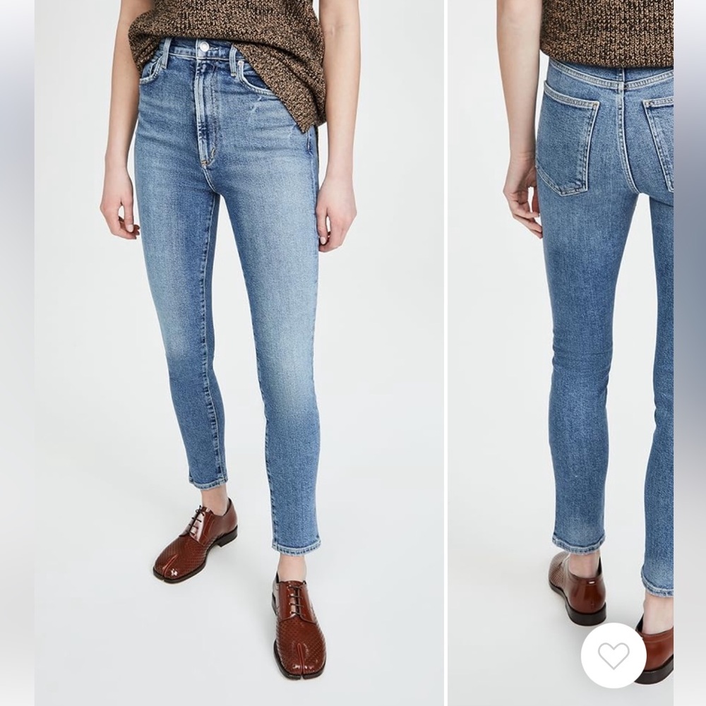 Agolde Pinch Waist Ultra High Rise Skinny Jeans